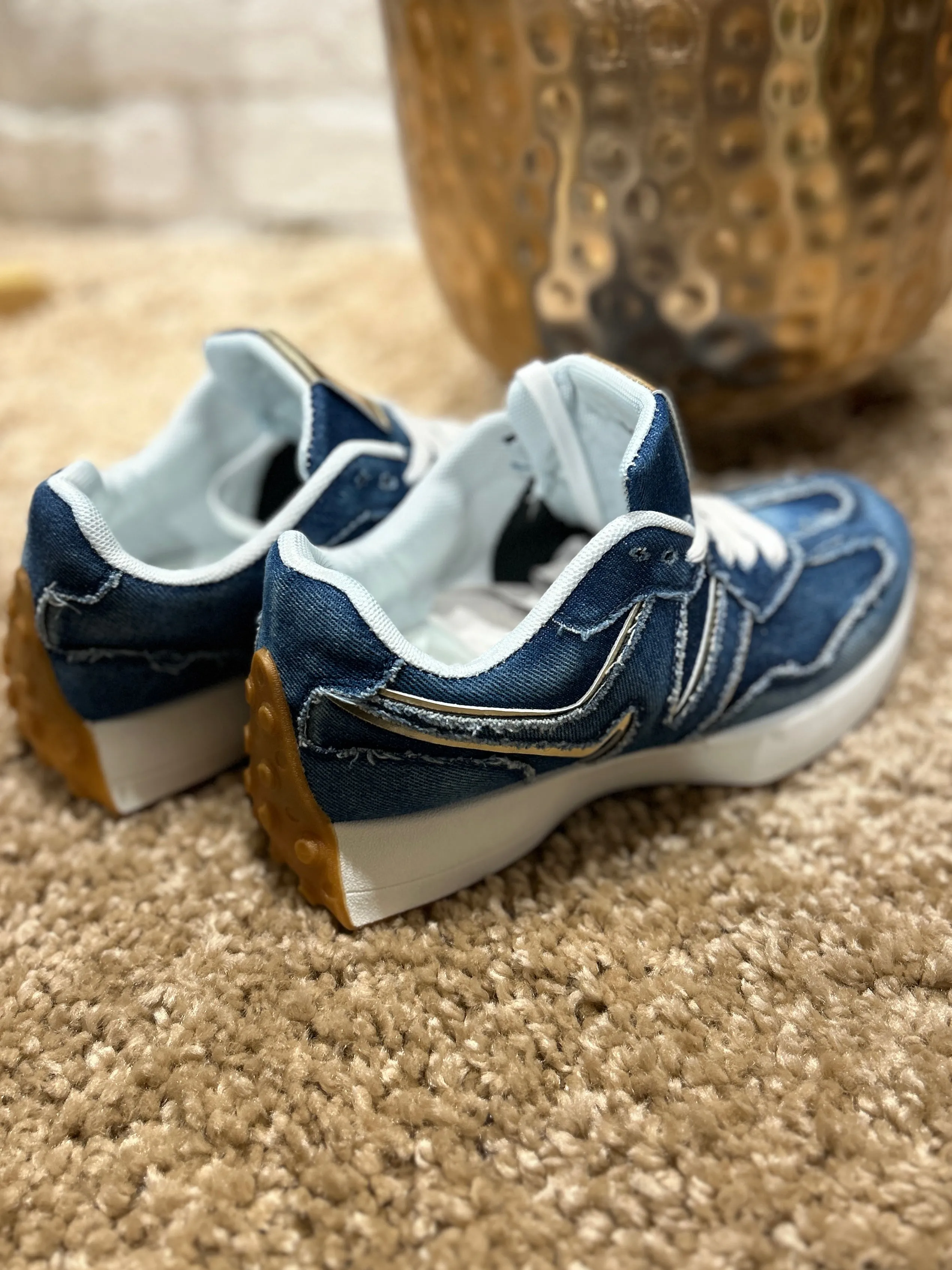 The Denim Dash Chic Trainer Pump