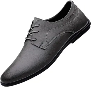 Tuxedo Mens Formal Oxford Shoes Vegan Leather Lace-up Pointed Toe Classic Business Party Wedding Non Slip Block Heel Anti-Slip Slip Resistant Casual
