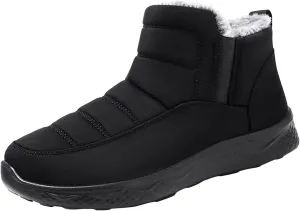 Women's Snow Boots Waterproof Winter Boots Non Slip Fuzzy Fur Booties Cold Weather Lace Up Ankle Boots Comfortable Winter Shoes Trekking Shoes